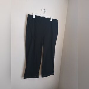 Allison Daley Pants Women 18W Black Vacation Resort Travel Academia Versatile